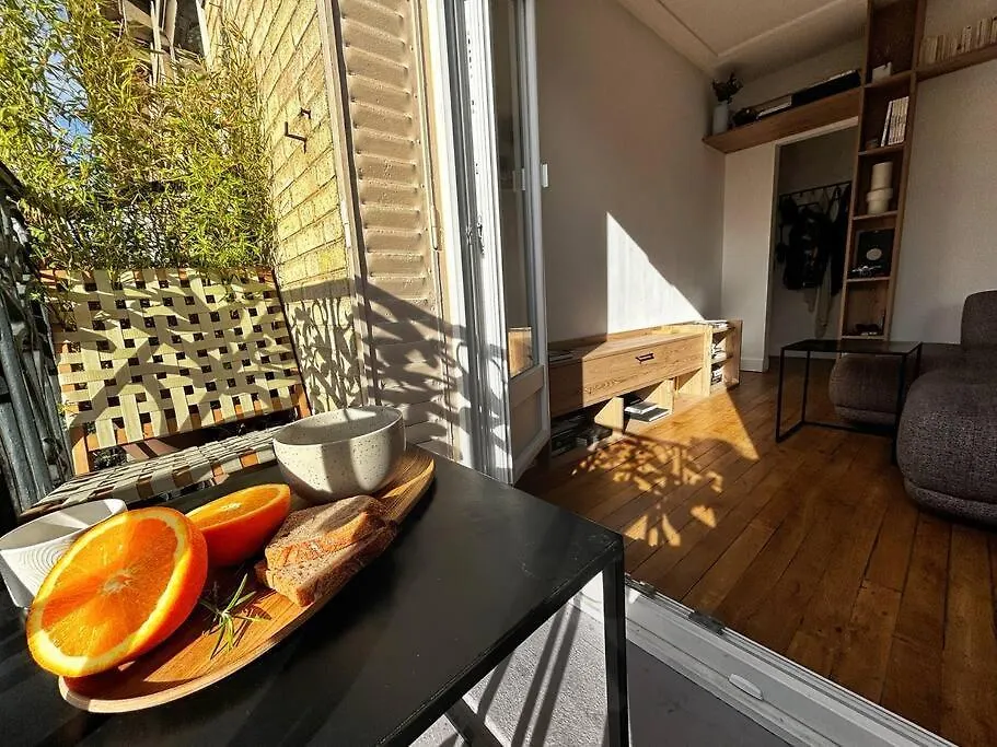 Superb Modern Apartment With Balconies 2P Paris 0*,